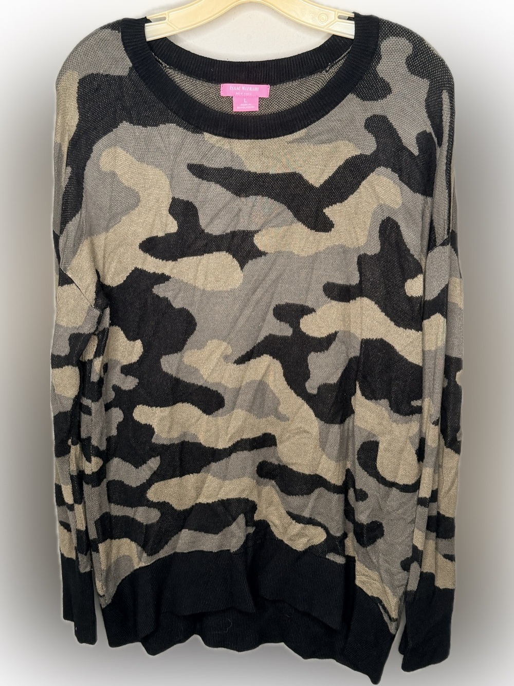 Isaac Mizrahi New York Camouflage Sweater